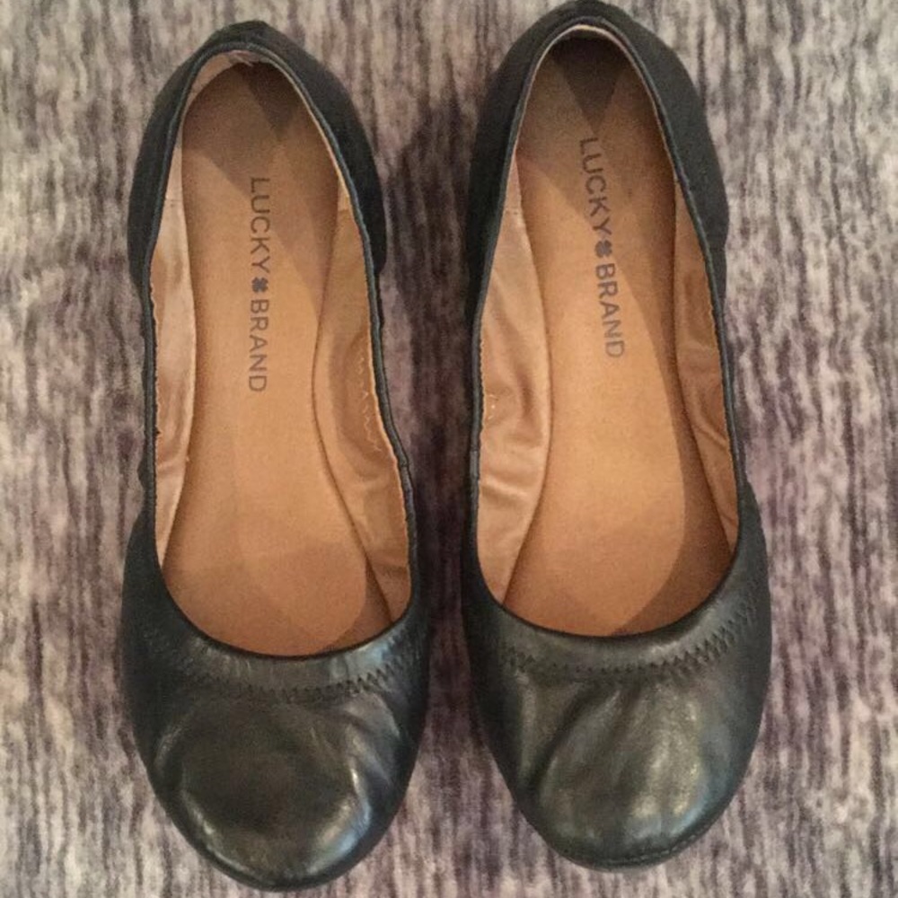 Lucky Brand leather flats